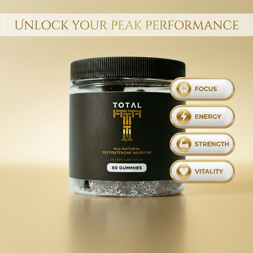 Total T Testosterone Gummies Bottle